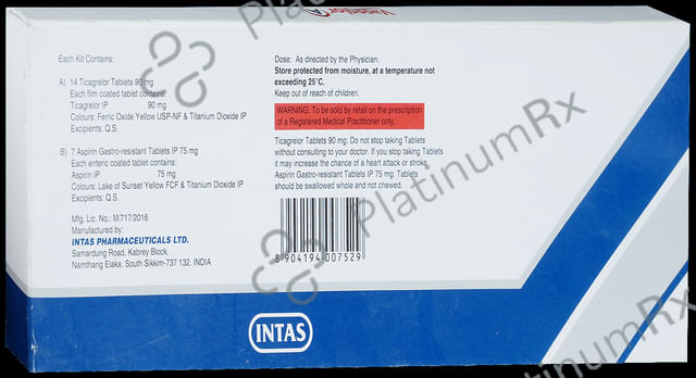 Vasoglor A 75/90mg Combikit 1s