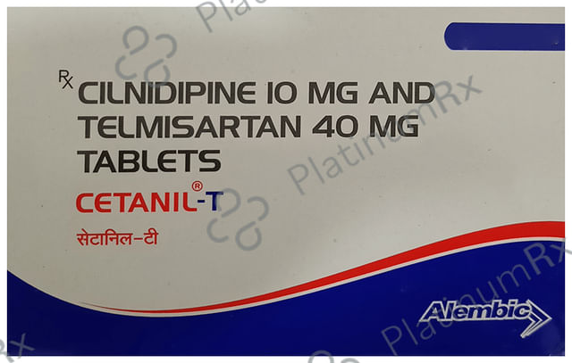 Cetanil T 10/40mg Tablet 15s