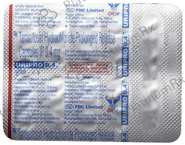 Uripro 0.4mg Capsule PR 10s