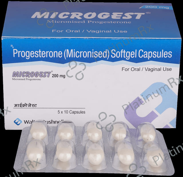 Microgest 200mg Softgel Capsule 10s