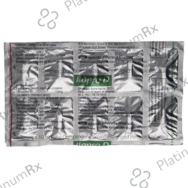 Ilapro D 30/10mg Capsule PR 10s