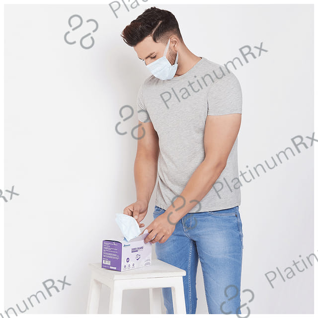Romsons Gs-6107 Dispo Guard Face Mask 3 Layer with Melt Blown Filter (50 Each) 6 units