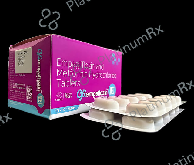 Gliempaflozin Met 5/1000mg Tablet 10s