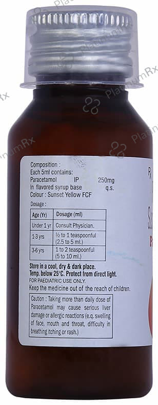 Paratee 250mg Oral Suspension 60ml