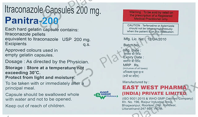 Panitra 200mg Capsule 10 Capsule