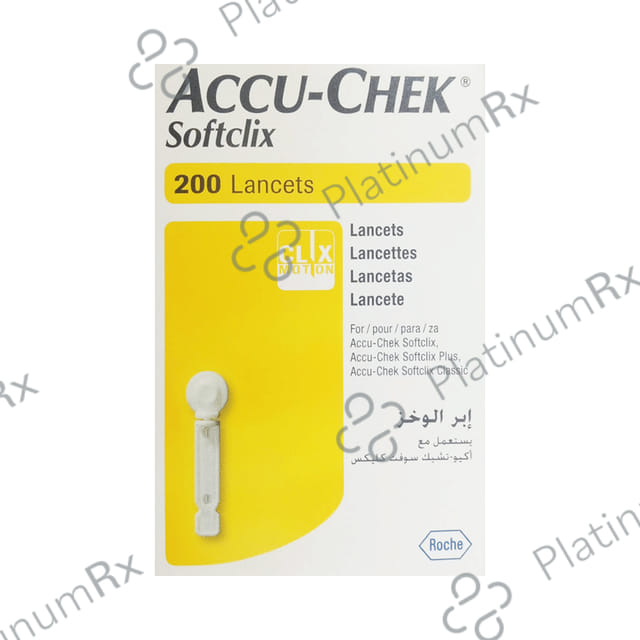Accu Chek Softclix (Only Lancets) Lancets 200s