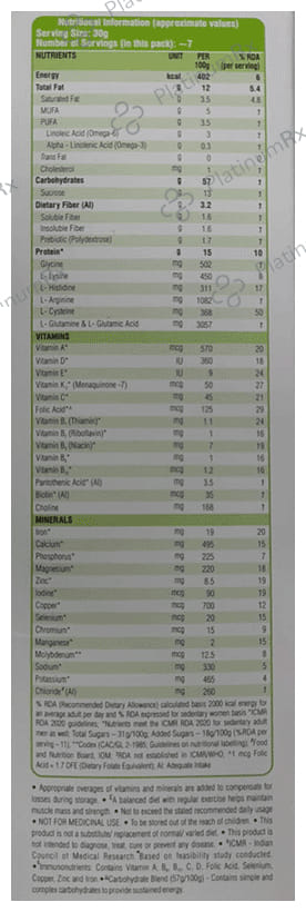 Maxvida Nutritional Supplement Flavour Vanilla Powder 200gm