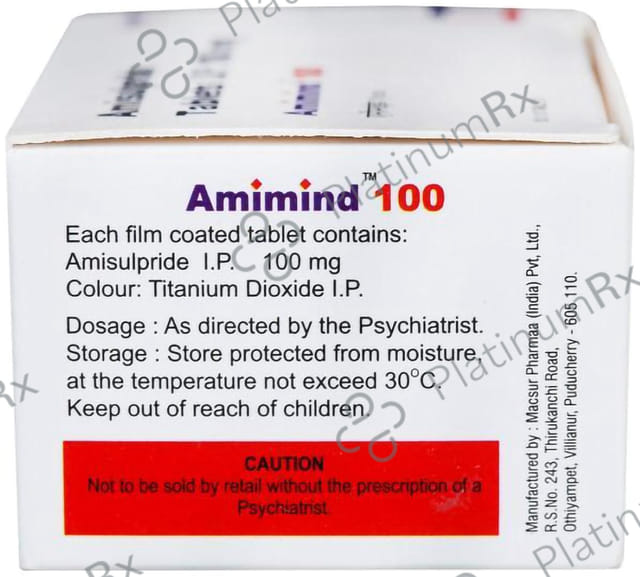 Amimind 100mg Tablet 10s