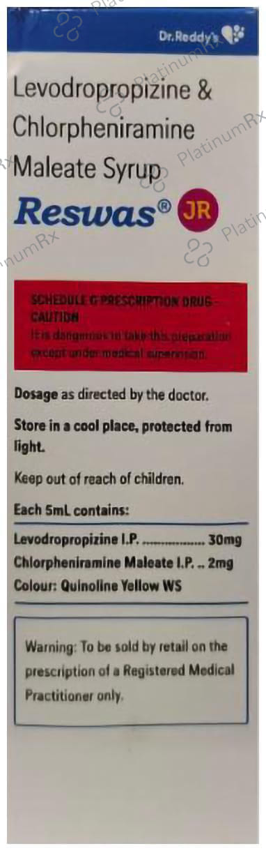 Reswas JR 2/30mg Syrup 120ml
