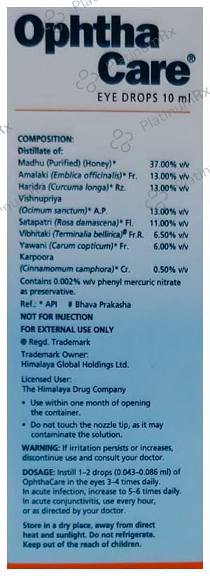 Himalaya Ophthacare Eye Drop 10ml