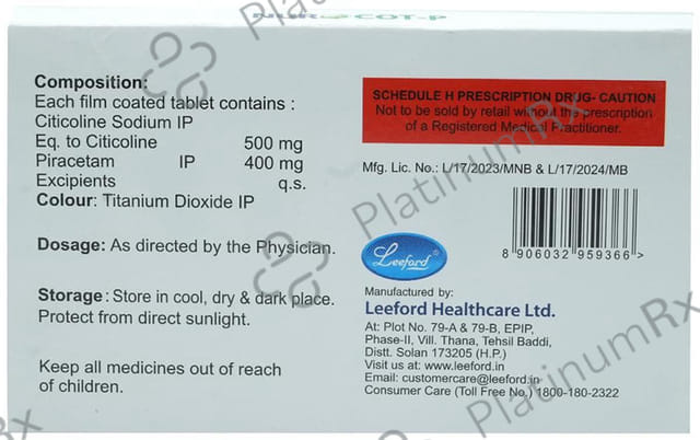 Nurocot P 500/400mg Tablet 10s