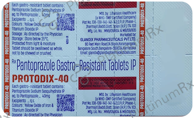 Protodix 40mg Tablet 10s