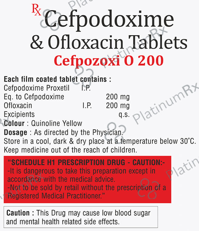 Cefpozoxi O 200/200mg Tablet 10s