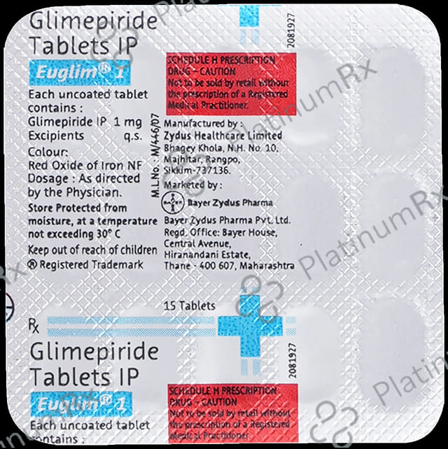 Euglim 1mg Tablet 15s