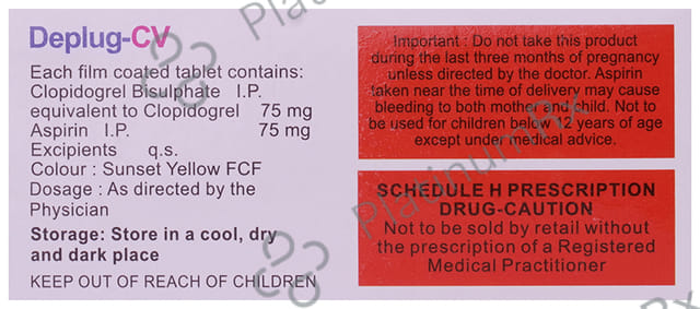 Deplug CV 75/75mg Tablet 10s