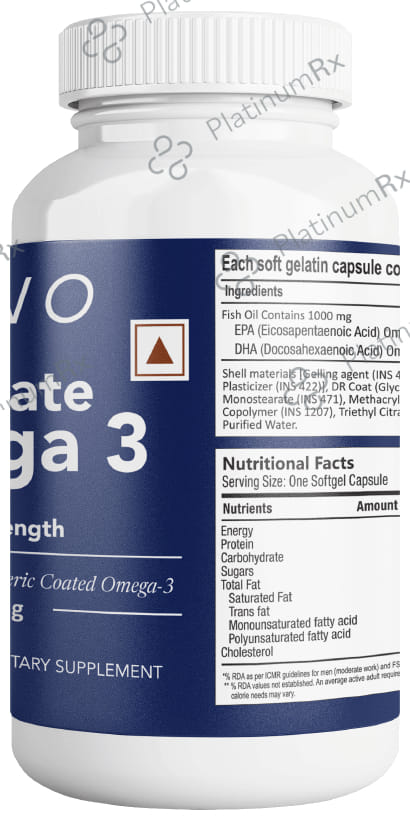 AIWO Ultimate Omega -3 Triple Strength 1000mg Capsule