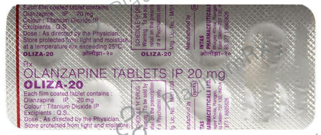 Oliza 20mg Tablet 10s