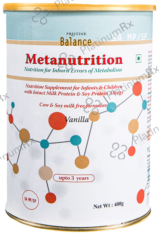 Pristine Balance Metanutrition SA MP/SP (Upto 3 Years) Powder Vanilla