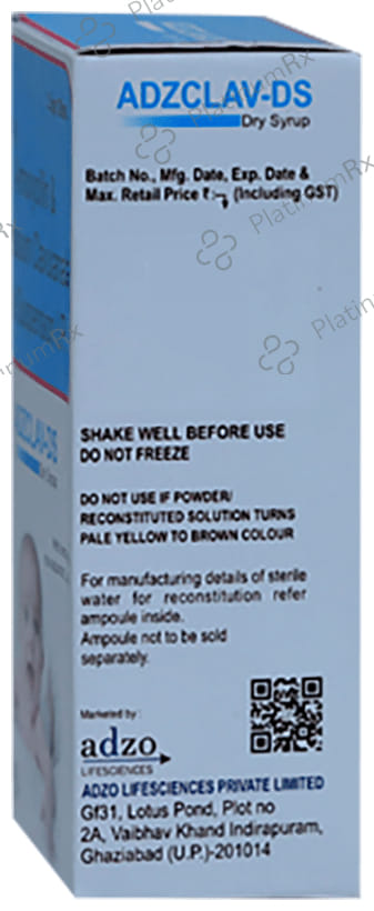 Adzclav DS 200/28.5mg Dry Syrup 30ml