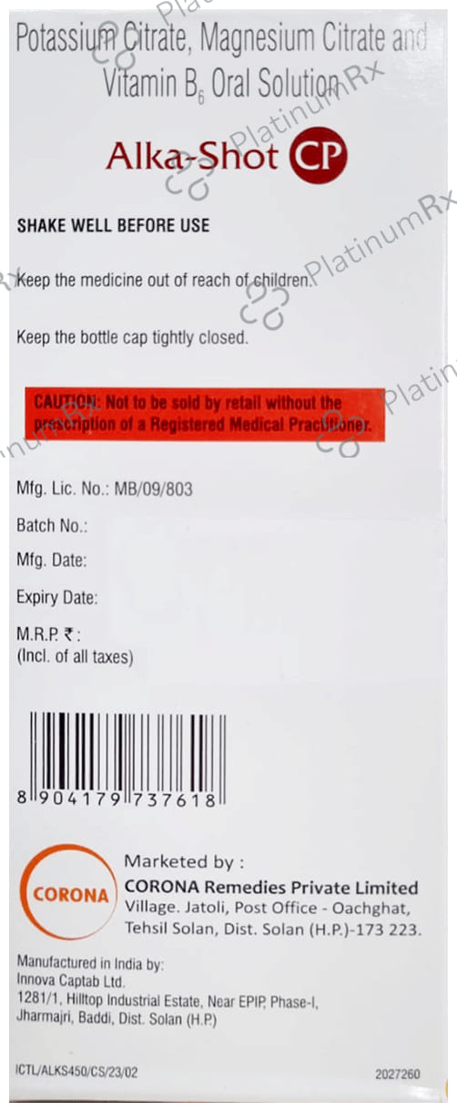 Alka Shot CP Solution 450ml