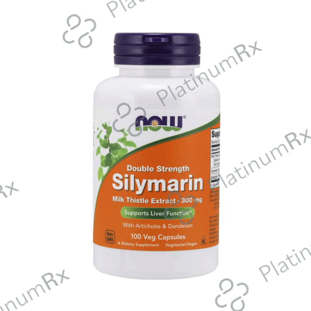 Now Double Strength Silymarin Milk Thistle Extract 300mg Veg Capsule 100s