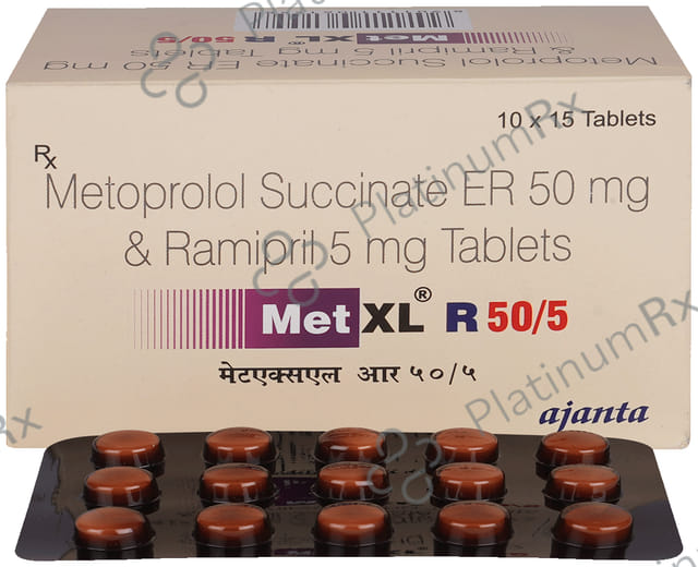 Met XL R 50/5mg Tablet 15s