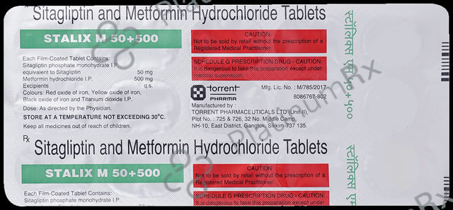 Stalix M 50/500mg Tablet 15s