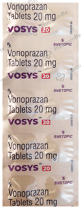 Vosys 20mg Tablet 10s