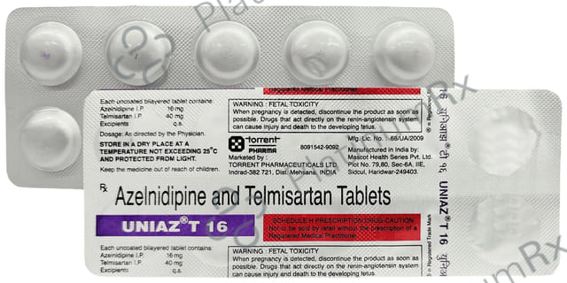 Uniaz T 16/40mg Tablet 10s