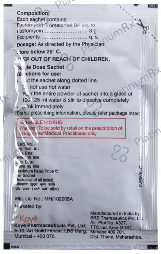 Fosfoe 3gm Delicious Mango Powder 8gm