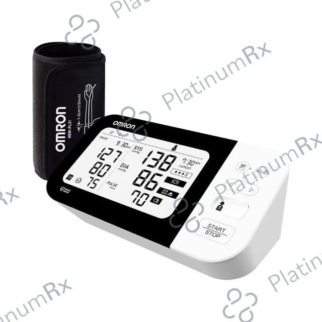 Omron White HEM 7361T Blood Pressure Monitor