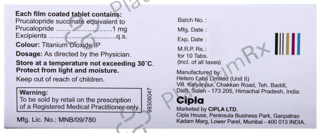 Prucapla 1mg Tablet