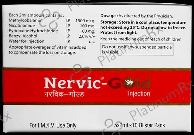 Nervic Gold Injection 2ml