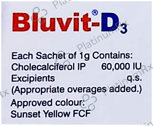 Bluvit D3 60000IU Granules 1gm