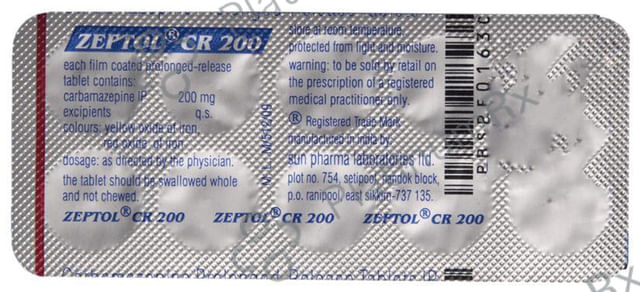 Zeptol CR 200mg Tablet 10s