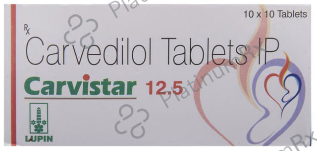 Carvistar 12.5mg Tablet 10s