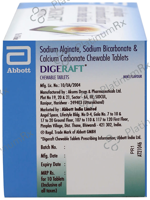 Digeraft Chewable Tablet 10s