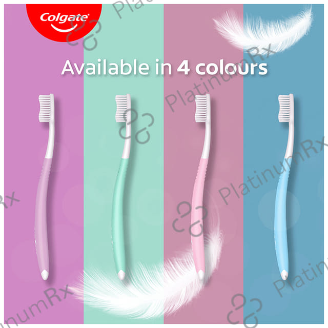 Colgate Gentle Sensitive Ultrasoft Toothbrush with 20gm Total 12 Toothpaste Free