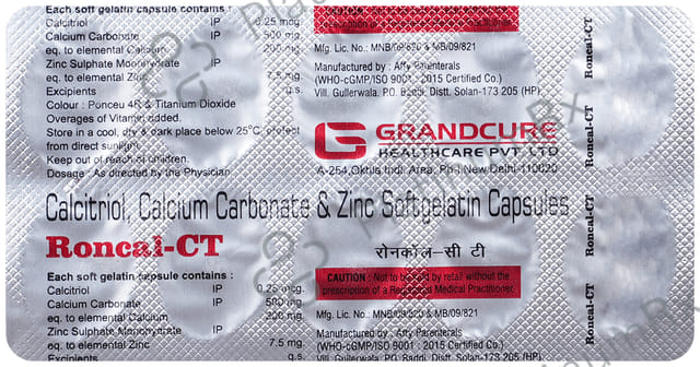 Roncal CT Soft Gelatin Capsule