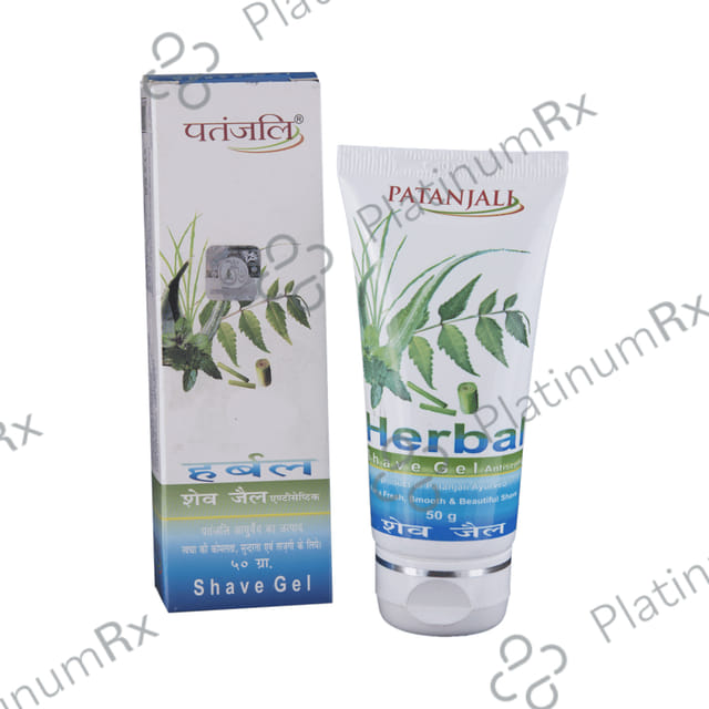 Patanjali Ayurveda Herbal Antiseptic Shave Gel