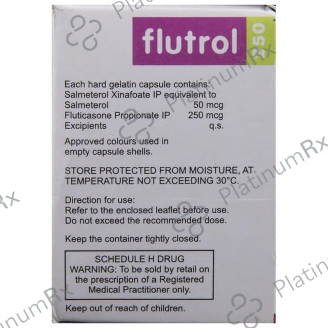 Flutrol 250/50mcg Capsule 30s