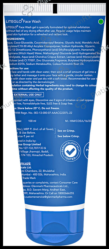 Lite Glo Face Wash 100ml