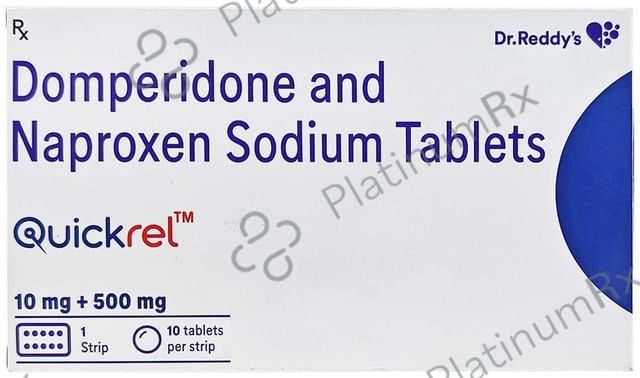 Quickrel 500/10mg Tablet 10s