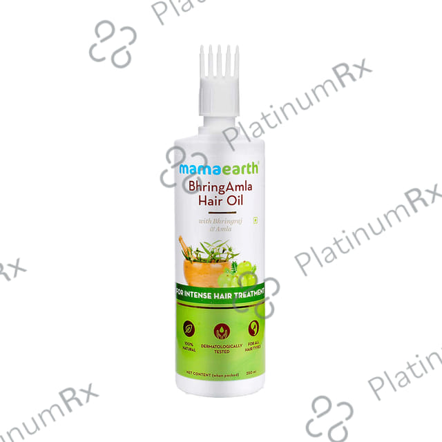 Mamaearth BhringAmla Hair Oil for All Skin Types - Mineral Oil & Silicone-Free