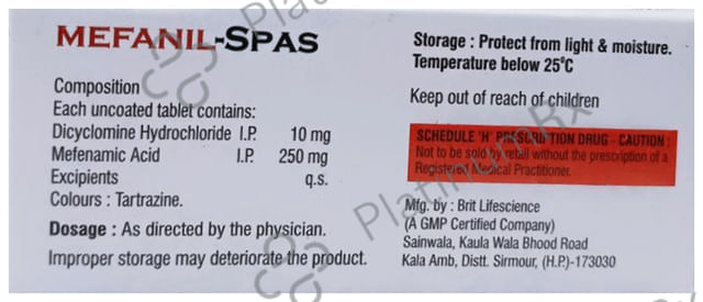 Mefanil-Spas Tablet