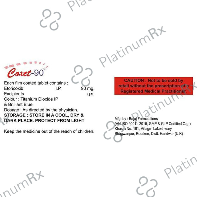 Coxet 90 Tablet