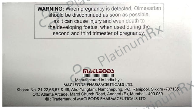 Olmesar M 50/20mg Tablet ER 15s