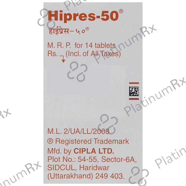 Hipres 50 Tablet