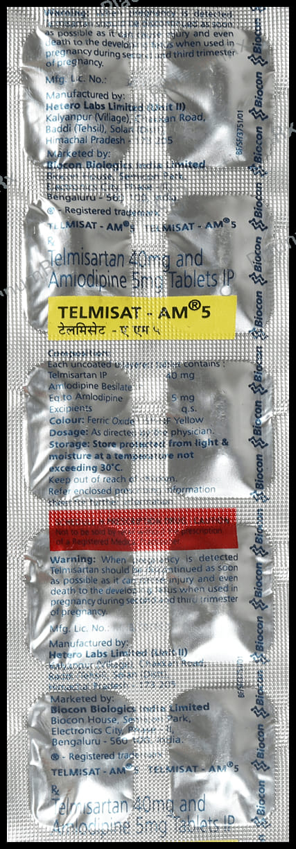 Telmisat AM 5/40mg Tablet 10s