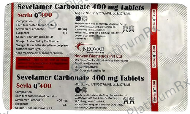 Sevla Q 400 Tablet